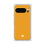 Premium Square Case with Pixelsnap［ Original - Favorite Color Heart - Orange ］