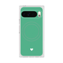 Premium Square Case with Pixelsnap［ Original - Favorite Color Heart - Green ］