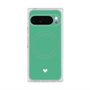 Premium Square Case with Pixelsnap［ Original - Favorite Color Heart - Green ］