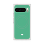 Premium Square Case with Pixelsnap［ Original - Favorite Color Heart - Green ］