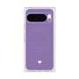 Premium Square Case with Pixelsnap［ Original - Favorite Color Heart - Purple ］