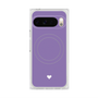 Premium Square Case with Pixelsnap［ Original - Favorite Color Heart - Purple ］