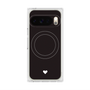 Premium Square Case with Pixelsnap［ Original - Favorite Color Heart - Black ］