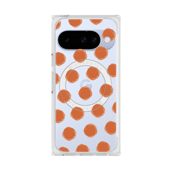 Premium Square Case with Pixelsnap［ Original - Favorite Color Polka Dots - Red ］