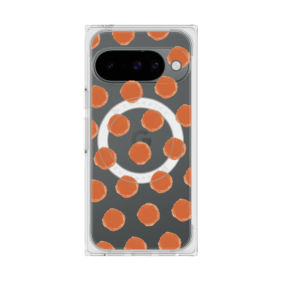 Premium Square Case with Pixelsnap［ Original - Favorite Color Polka Dots - Red ］
