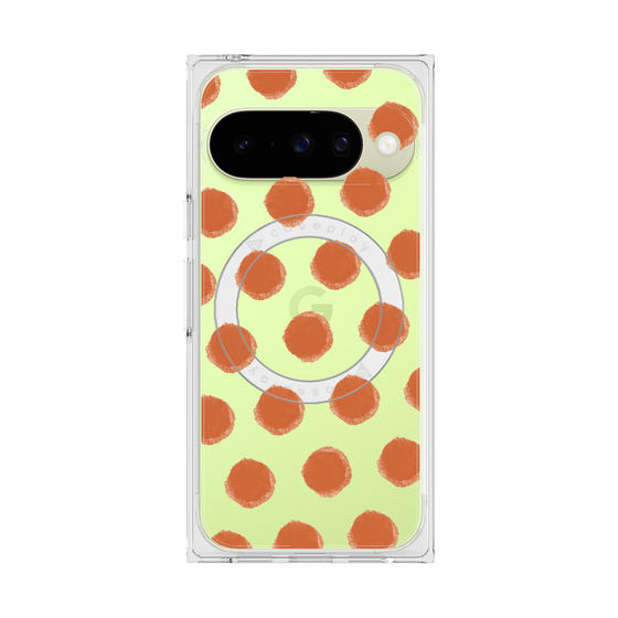 Premium Square Case with Pixelsnap［ Original - Favorite Color Polka Dots - Red ］