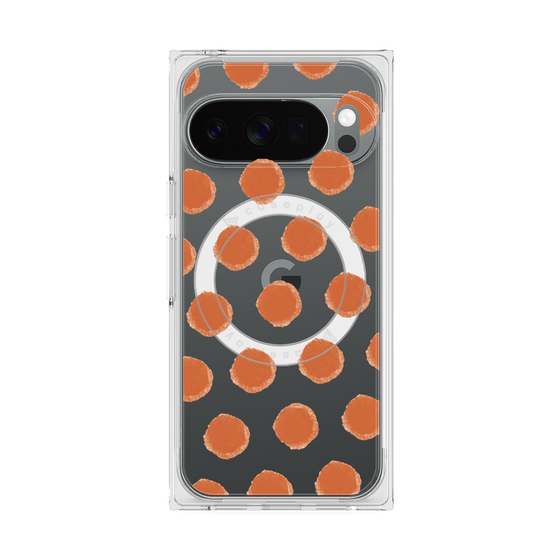 Premium Square Case with Pixelsnap［ Original - Favorite Color Polka Dots - Red ］