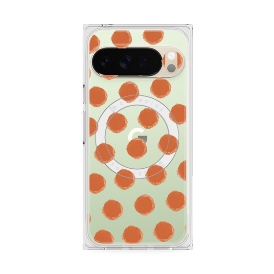Premium Square Case with Pixelsnap［ Original - Favorite Color Polka Dots - Red ］