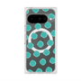 Premium Square Case with Pixelsnap［ Original - Favorite Color Polka Dots - Green ］