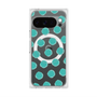 Premium Square Case with Pixelsnap［ Original - Favorite Color Polka Dots - Green ］