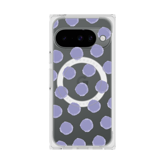 Premium Square Case with Pixelsnap［ Original - Favorite Color Polka Dots - Purple ］