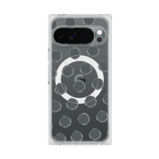 Premium Square Case with Pixelsnap［ Original - Favorite Color Polka Dots - Black ］