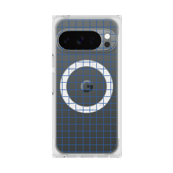 Premium Square Case with Pixelsnap［ Original - Favorite Color Check - Blue ］