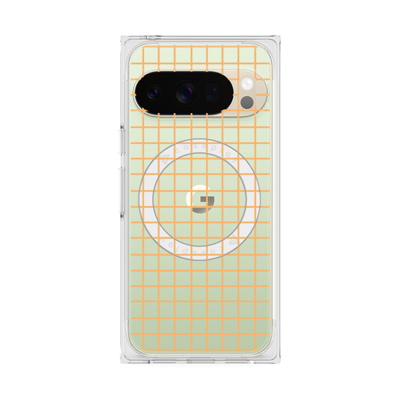 Premium Square Case with Pixelsnap［ Original - Favorite Color Check - Yellow ］
