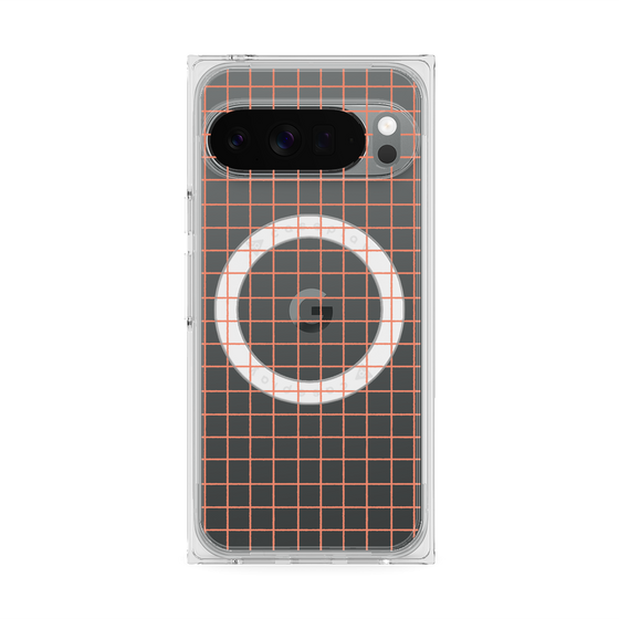 Premium Square Case with Pixelsnap［ Original - Favorite Color Check - Orange ］