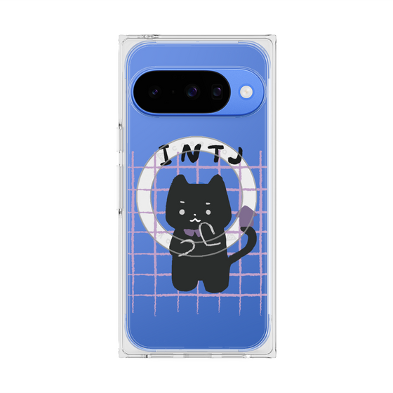 Premium Square Case with Pixelsnap［ Original - INTJ Architect - Character ］