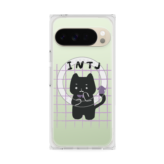 Premium Square Case with Pixelsnap［ Original - INTJ Architect - Character ］