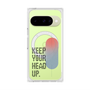 Premium Square Case with Pixelsnap［ Original - Dot Overlay - KEEP YOUR HEAD UP/A ］