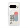 Premium Square Case with Pixelsnap［ Original - Dot Overlay - KEEP YOUR HEAD UP/A ］
