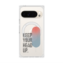 Premium Square Case with Pixelsnap［ Original - Dot Overlay - KEEP YOUR HEAD UP/A ］