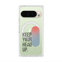 Premium Square Case with Pixelsnap［ Original - Dot Overlay - KEEP YOUR HEAD UP/A ］