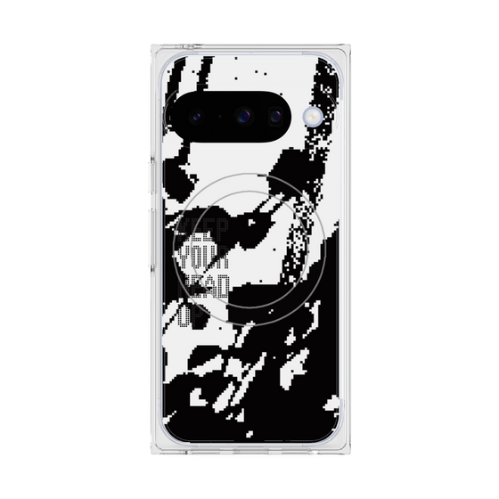 Premium Square Case with Pixelsnap［ Original - Dot Overlay - KEEP YOUR HEAD UP/C ］