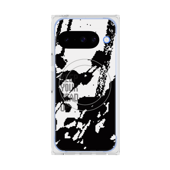 Premium Square Case with Pixelsnap［ Original - Dot Overlay - KEEP YOUR HEAD UP/C ］