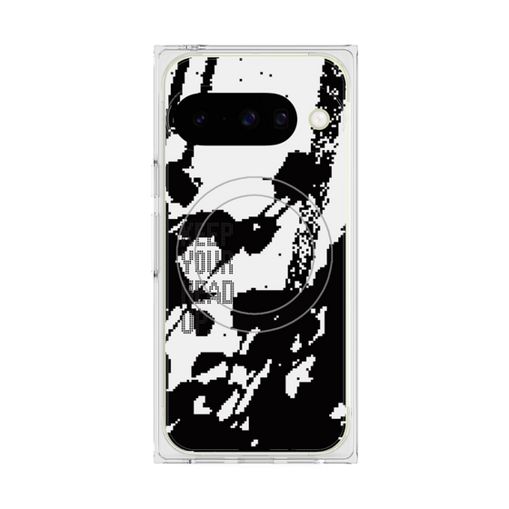 Premium Square Case with Pixelsnap［ Original - Dot Overlay - KEEP YOUR HEAD UP/C ］