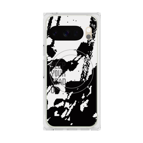 Premium Square Case with Pixelsnap［ Original - Dot Overlay - KEEP YOUR HEAD UP/C ］