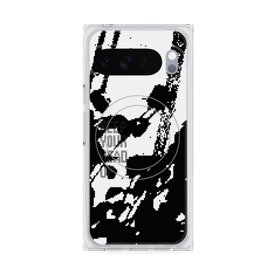 Premium Square Case with Pixelsnap［ Original - Dot Overlay - KEEP YOUR HEAD UP/C ］