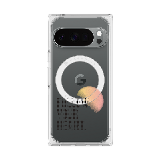 Premium Square Case with Pixelsnap［ Original - Dot Overlay - FOLLOW YOUR HEART/A ］