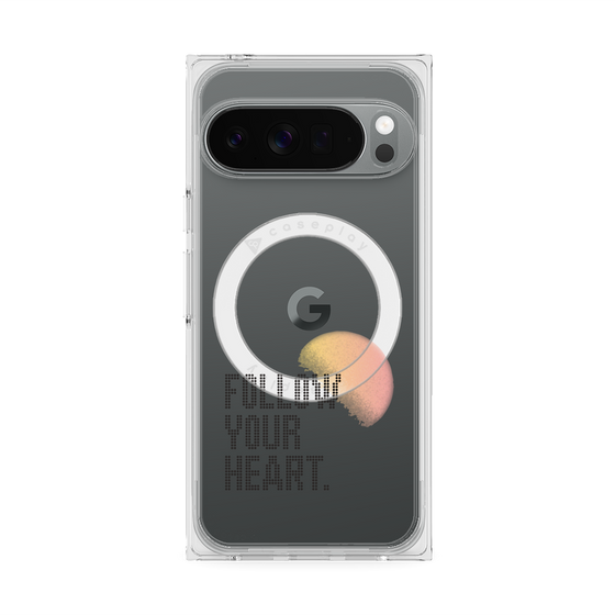 Premium Square Case with Pixelsnap［ Original - Dot Overlay - FOLLOW YOUR HEART/A ］