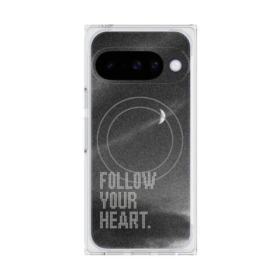 Premium Square Case with Pixelsnap［ Original - Dot Overlay - FOLLOW YOUR HEART/B ］