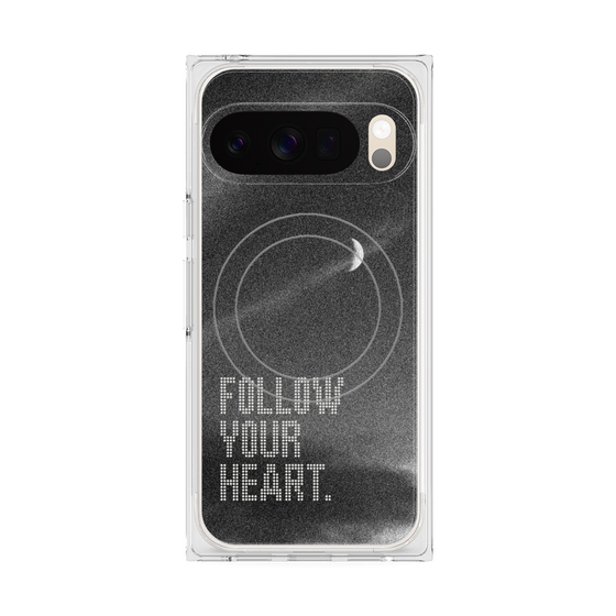 Premium Square Case with Pixelsnap［ Original - Dot Overlay - FOLLOW YOUR HEART/B ］