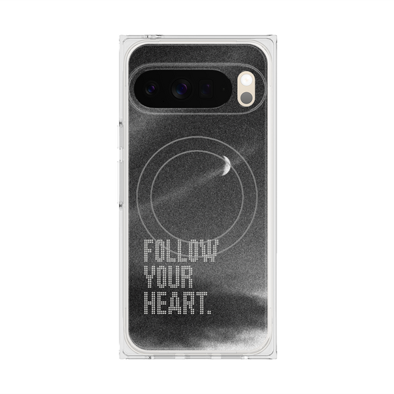 Premium Square Case with Pixelsnap［ Original - Dot Overlay - FOLLOW YOUR HEART/B ］