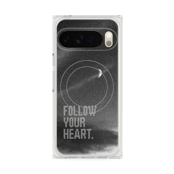 Premium Square Case with Pixelsnap［ Original - Dot Overlay - FOLLOW YOUR HEART/B ］