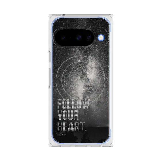 Premium Square Case with Pixelsnap［ Original - Dot Overlay - FOLLOW YOUR HEART/C ］