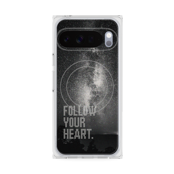 Premium Square Case with Pixelsnap［ Original - Dot Overlay - FOLLOW YOUR HEART/C ］