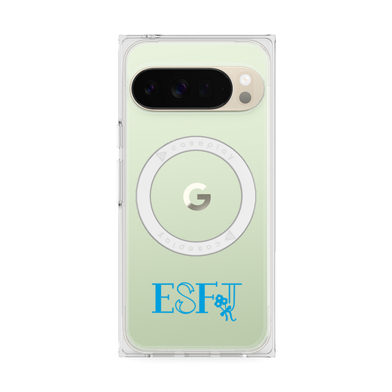 Premium Square Case with Pixelsnap［ Original - ESFJ Consul - Alphabet ］