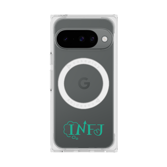 Premium Square Case with Pixelsnap［ Original - INFJ Advocate - Alphabet ］