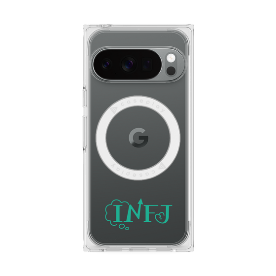 Premium Square Case with Pixelsnap［ Original - INFJ Advocate - Alphabet ］