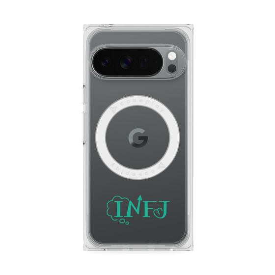 Premium Square Case with Pixelsnap［ Original - INFJ Advocate - Alphabet ］