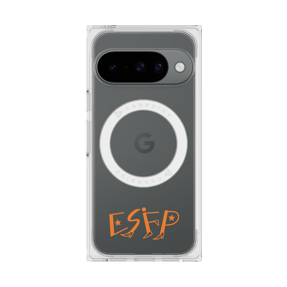Premium Square Case with Pixelsnap［ Original - ESFP Entertainer - Alphabet ］