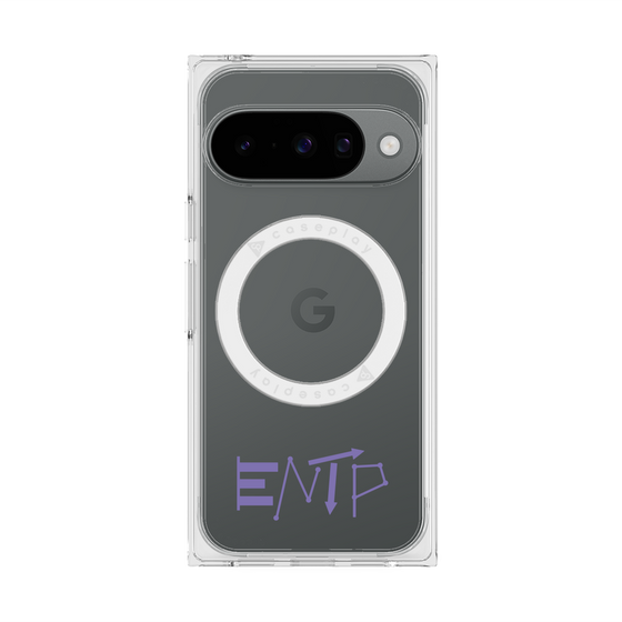 Premium Square Case with Pixelsnap［ Original - ENTP Debater - Alphabet ］