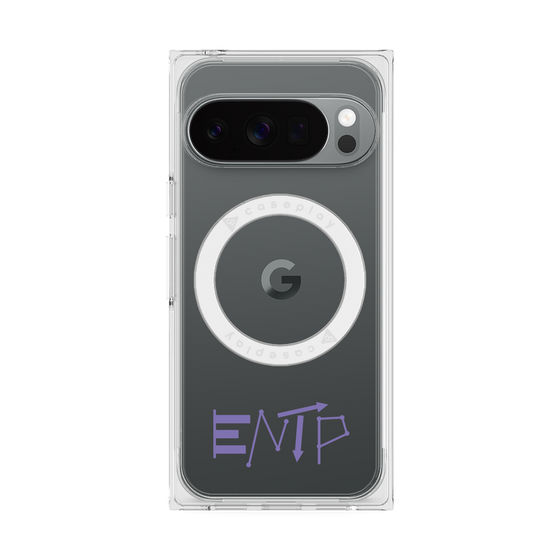 Premium Square Case with Pixelsnap［ Original - ENTP Debater - Alphabet ］