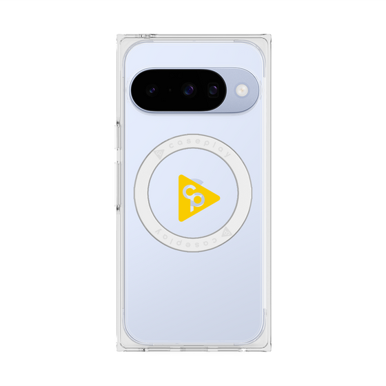 Premium Square Case with Pixelsnap［ Original - CASEPLAY Logo - Yellow/C ］