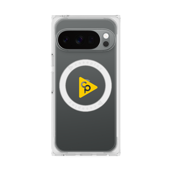 Premium Square Case with Pixelsnap［ Original - CASEPLAY Logo - Yellow/C ］