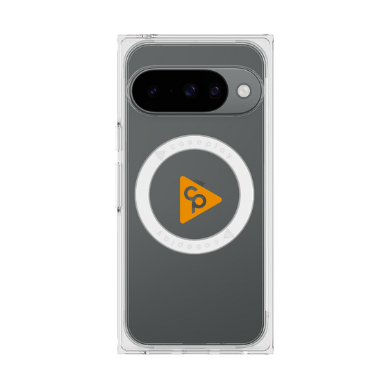 Premium Square Case with Pixelsnap［ Original - CASEPLAY Logo - Orange/C ］