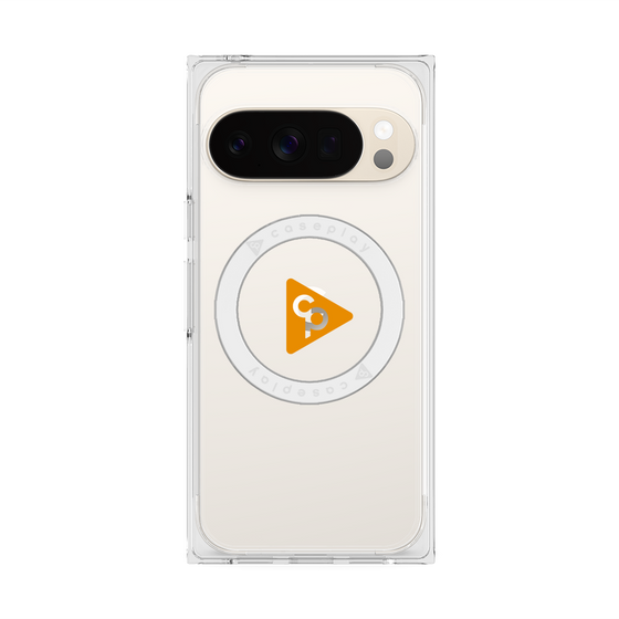 Premium Square Case with Pixelsnap［ Original - CASEPLAY Logo - Orange/C ］
