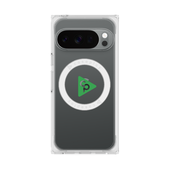 Premium Square Case with Pixelsnap［ Original - CASEPLAY Logo - Green/C ］